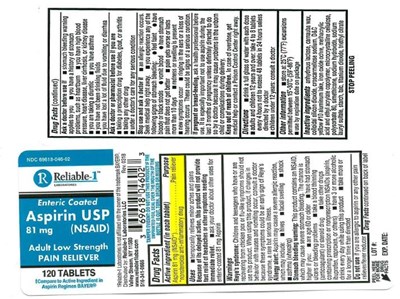 Aspirin 81 mg Ec (Aspirin 81mg Ec)